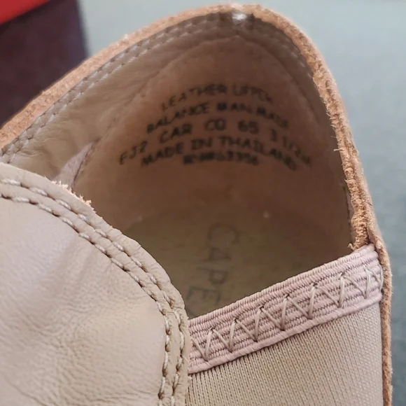 Capezio E-Series Jazz Slip On Jazz Shoes - Caramel 3.5 M - Picture 9 of 12